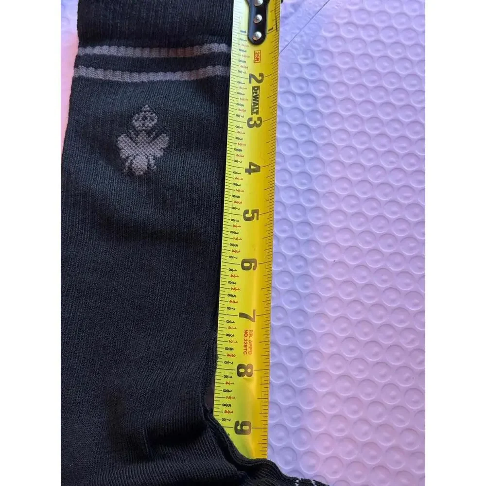 Bombas Black Crew Calf Socks Adult XL with Honeycomb Arch Support Lot 4 PairsNWT - Picture 5 of 10